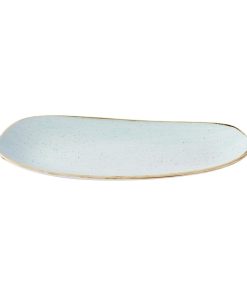 Churchill Stonecast Opal Oblong Plates Duck Egg Blue 300x150mm 12 Pack (JM155)