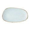Churchill Stonecast Opal Oblong Plates Duck Egg Blue 260x150mm 12 Pack (JM156)