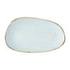 Churchill Stonecast Opal Oblong Plates Duck Egg Blue 220x130mm 12 Pack (JM157)