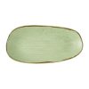 Churchill Stonecast Opal Oblong Plates Sage Green 300x150mm 12 Pack (JM161)