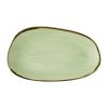 Churchill Stonecast Opal Oblong Plates Sage Green 220x130mm 12 Pack (JM163)