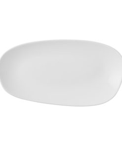 Churchill Opal Platters White 350x185mm 12 Pack (JM172)