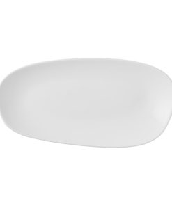 Churchill Opal Platters White 300x150mm 12 Pack (JM173)