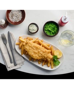 Churchill Opal Platters White 260x150mm 12 Pack (JM174)