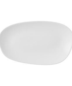 Churchill Opal Platters White 220x130mm 12 Pack (JM175)