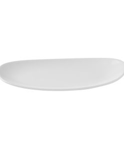 Churchill Opal Platters White 220x130mm 12 Pack (JM175)