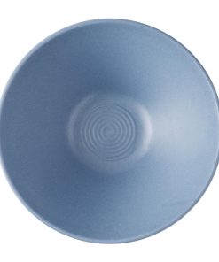 Churchill Emerge Melamine Medium Rippled Bowls Oslo Blue 227mm 6 Pack (JM178)