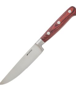 Comas Steak Knives Red Handles 258mm 6 Pack (JM196)