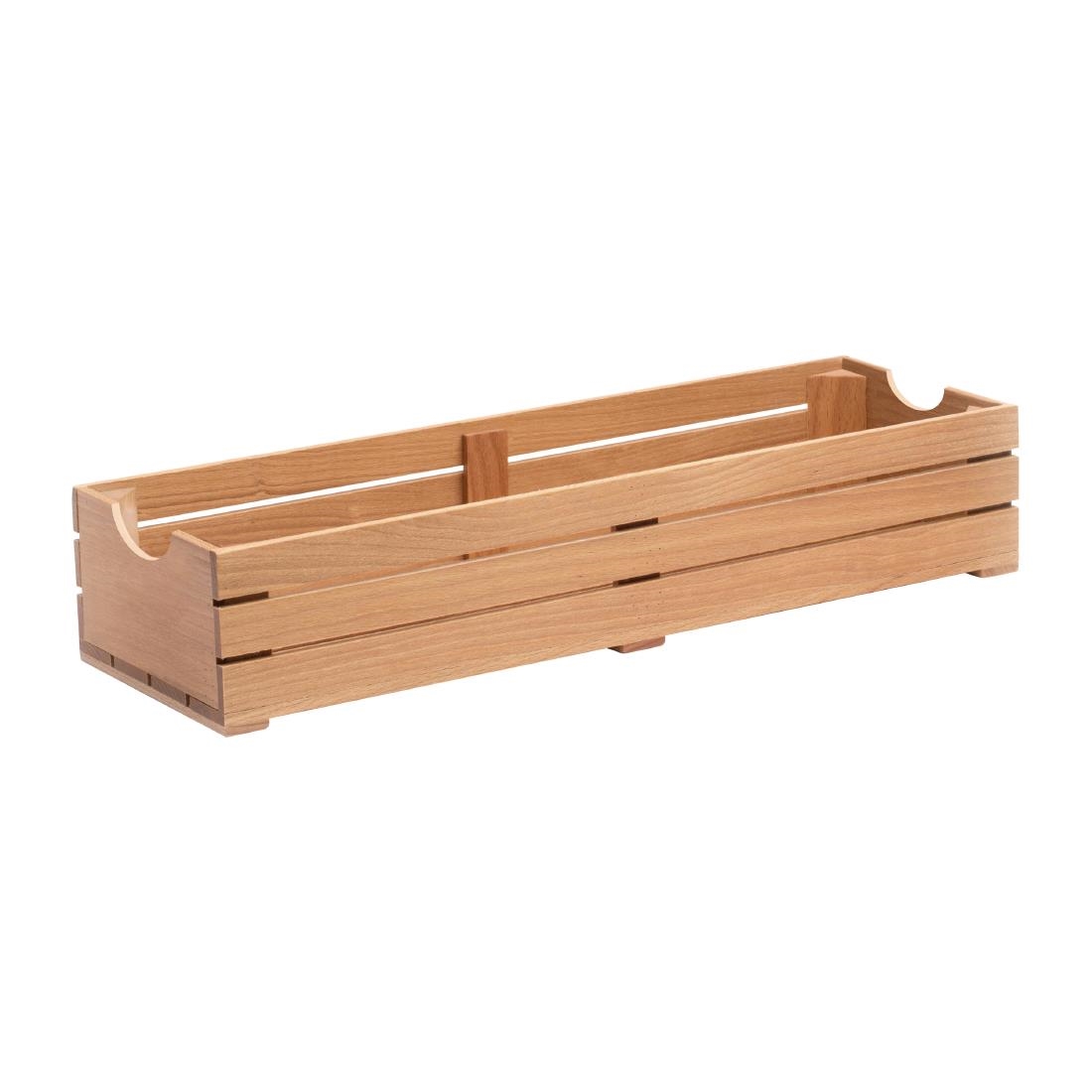 Comas Beech Wood Boxes 530x162mm 4 Pack (JM224)