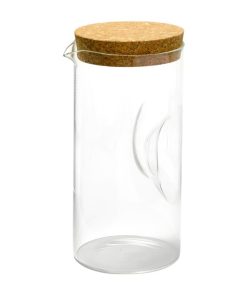 Comas Glass Jar with Cork Lid 1.2Ltr (JM236)