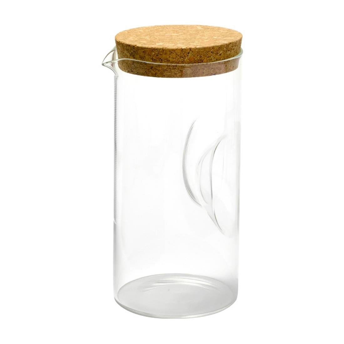 Comas Glass Jar with Cork Lid 1.2Ltr (JM236)