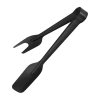 Comas Serving Tongs Black 240mm 10 Pack (JM259)