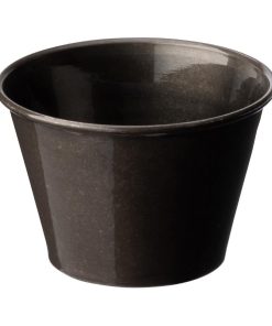 Utopia Vintage Steel Ramekins Black 70ml 24 Pack (JM308)