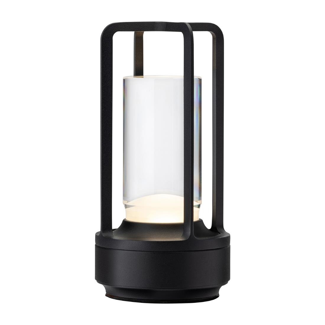 Utopia Cuba LED Cordless Table Lamps Black 175mm 6 Pack (JM310)