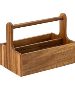 Utopia Large Wooden Table Caddy 2 Pack (JM323)