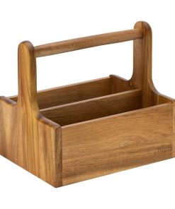 Utopia Medium Wooden Table Caddy 2 Pack (JM324)