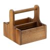 Utopia Small Wooden Table Caddy 2 Pack (JM325)