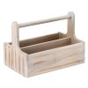 Utopia Large Wooden Table Caddy White 2 Pack (JM329)