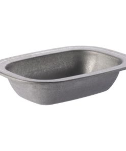 Utopia Vintage Steel Pie Dishes 180x135mm 6 Pack (JM332)