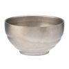 Utopia Artemis Double Walled Bowls Rumbled Steel 120mm 6 Pack (JM357)