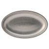 Utopia Artemis Oval Platters Rumbled Steel 300x180mm 6 Pack (JM359)