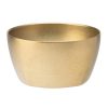 Utopia Artemis Double Walled Bowls Rumbled Gold 110mm 6 Pack (JM366)