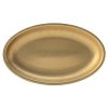 Utopia Artemis Oval Platters Rumbled Gold 300x180mm 6 Pack (JM367)
