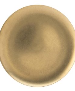 Utopia Artemis Plates Rumbled Gold 230mm 6 Pack (JM368)