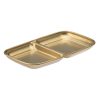 Utopia Artemis Double Dip Trays Rumbled Gold 155x90mm 12 Pack (JM369)