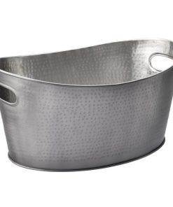 Utopia Gunmetal Handled Ice Bath 400x300mm 2 Pack (JM436)