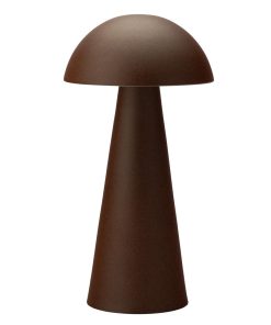 Utopia Grenada LED Cordless Table Lamps Cocoa 225mm 6 Pack (JM445)