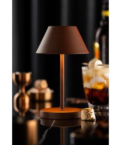 Utopia Bonaire LED Cordless Table Lamps Cocoa 190mm 6 Pack (JM448)
