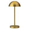 Utopia Tonga LED Cordless Table Lamps Brushed Gold 260mm 6 Pack (JM450)