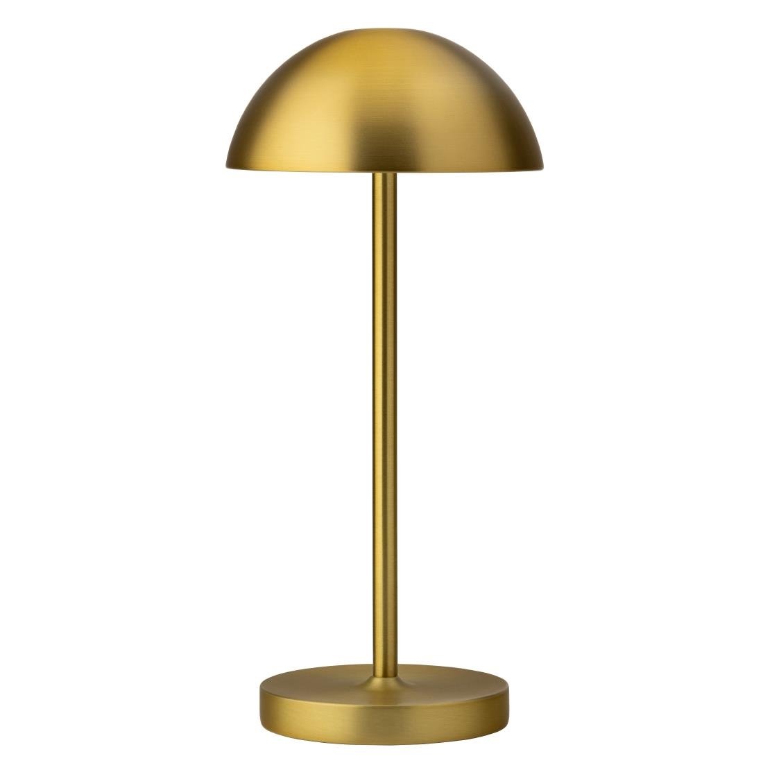 Utopia Tonga LED Cordless Table Lamps Brushed Gold 260mm 6 Pack (JM450)