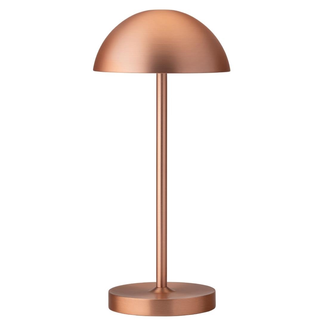 Utopia Tonga LED Cordless Table Lamps Brushed Copper 260mm 6 Pack (JM451)
