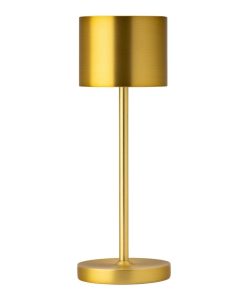 Utopia Tahiti LED Cordless Lamp Brushed Gold 260mm 6 Pack (JM453)