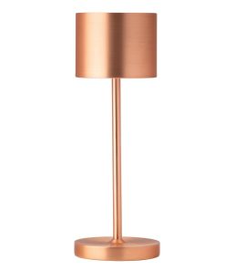 Utopia Tahiti LED Cordless Lamp Brushed Copper 260mm 6 Pack (JM454)