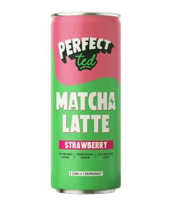 PerfectTed Matcha Latte Strawberry 250ml 12 Pack (KA791)