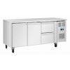 Polar U-Series 2 Door and 2 Drawer Counter Fridge 242Ltr (UA109)