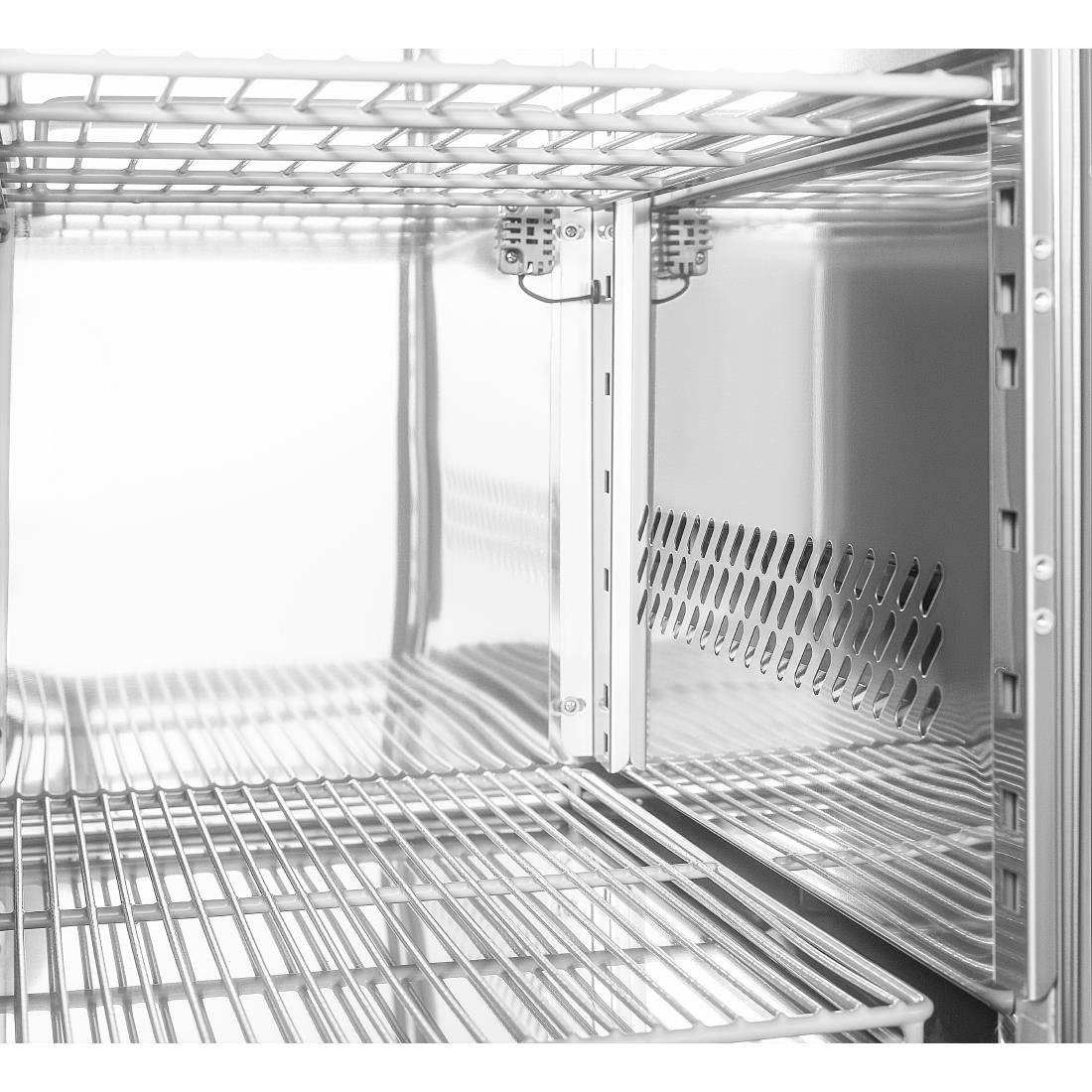 Polar U-Series 2 Door and 2 Drawer Counter Fridge 242Ltr (UA109)