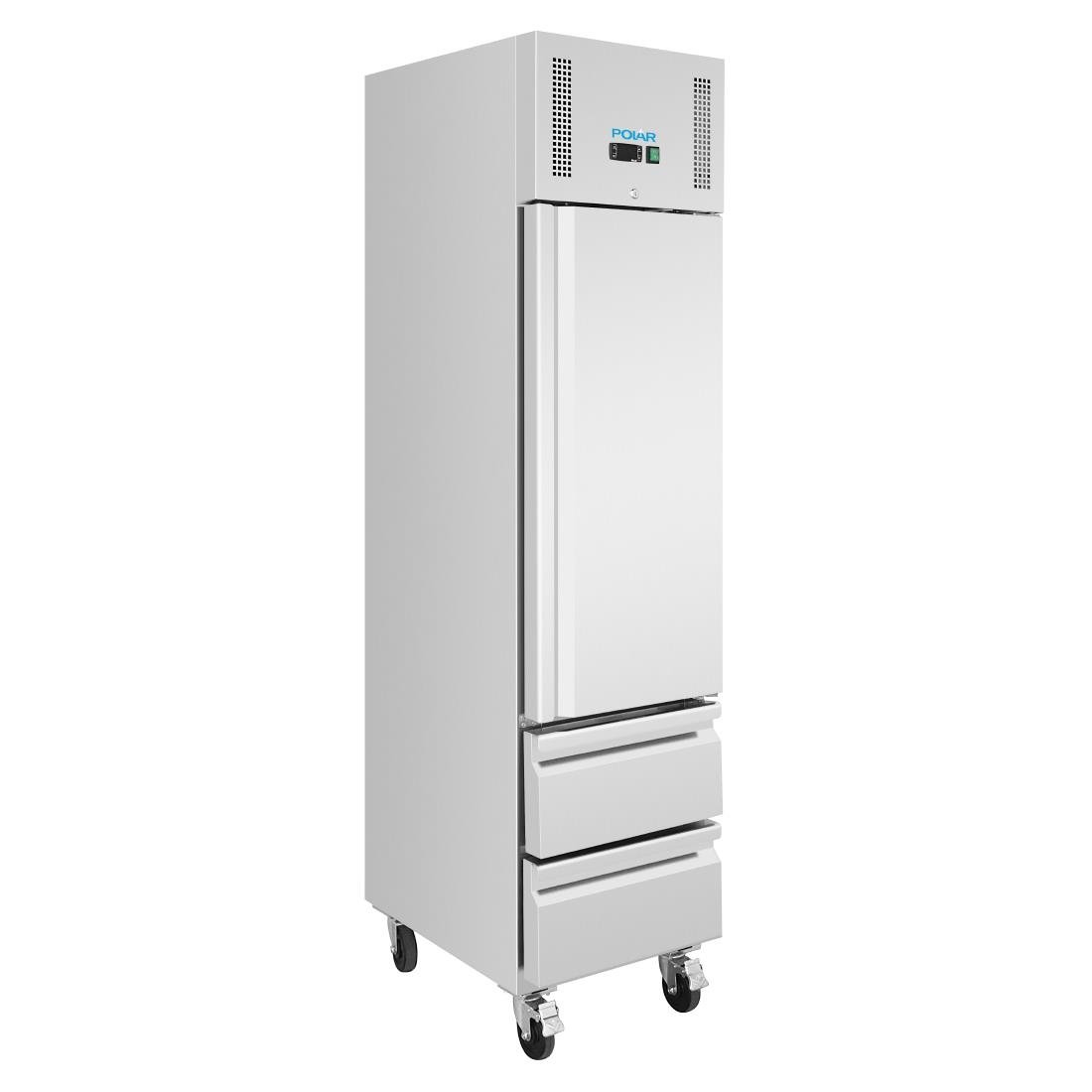 Polar G-Series Single Door and 2 Drawer Slimline GN Cabinet Freezer 180Ltr (UA116)