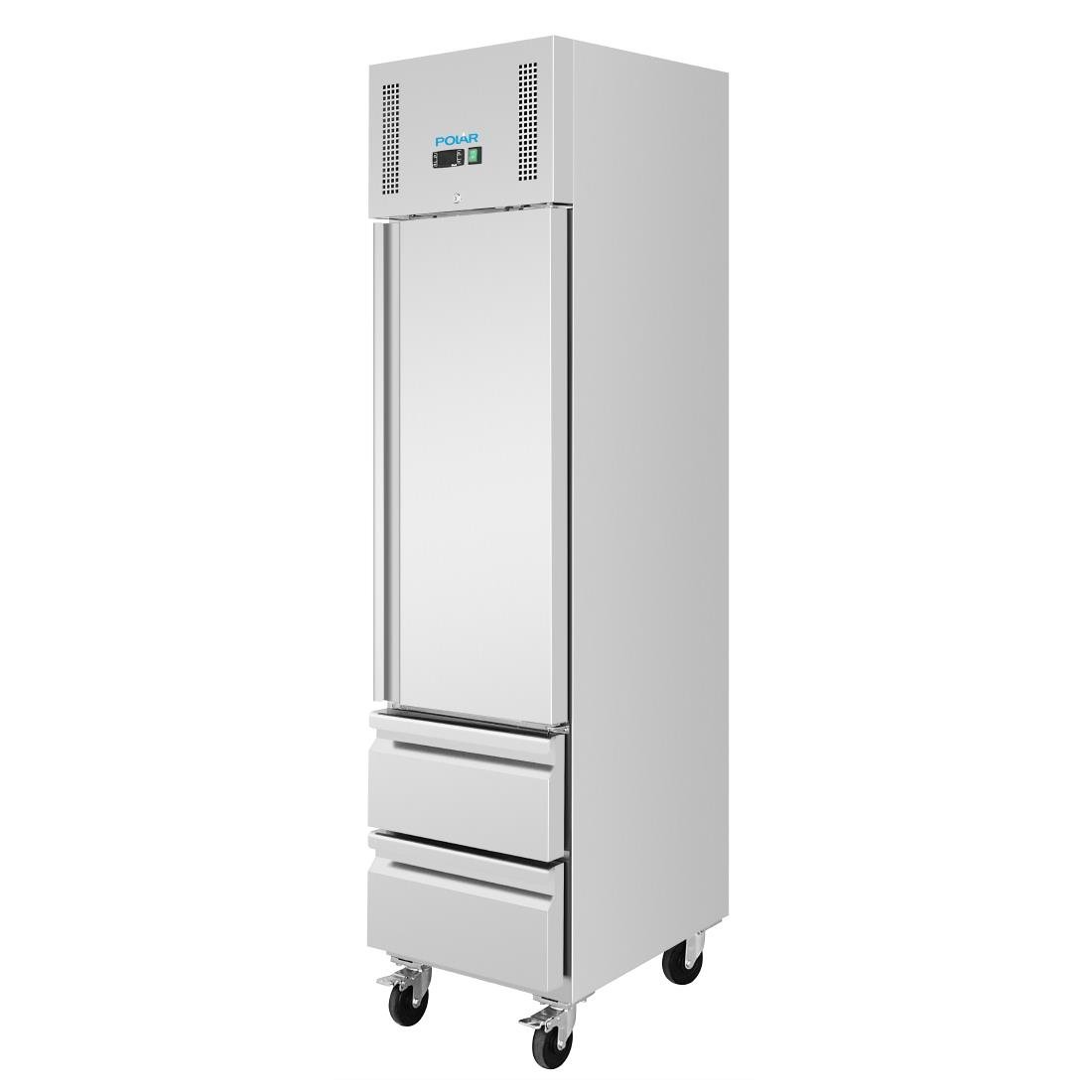 Polar G-Series Single Door and 2 Drawer Slimline GN Cabinet Freezer 180Ltr (UA116)