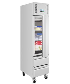 Polar G-Series Single Door and 2 Drawer Slimline GN Cabinet Freezer 180Ltr (UA116)
