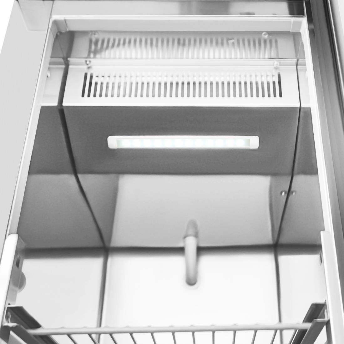 Polar G-Series Single Door and 2 Drawer Slimline GN Cabinet Freezer 180Ltr (UA116)