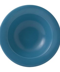 Churchill Art De Cuisine Future Care Rimmed Bowls Blue 165mm 6 Pack (CS863)