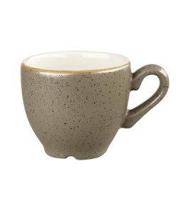 Churchill Stonecast Espresso Cups Peppercorn Grey 100ml 12 Pack (CY862)