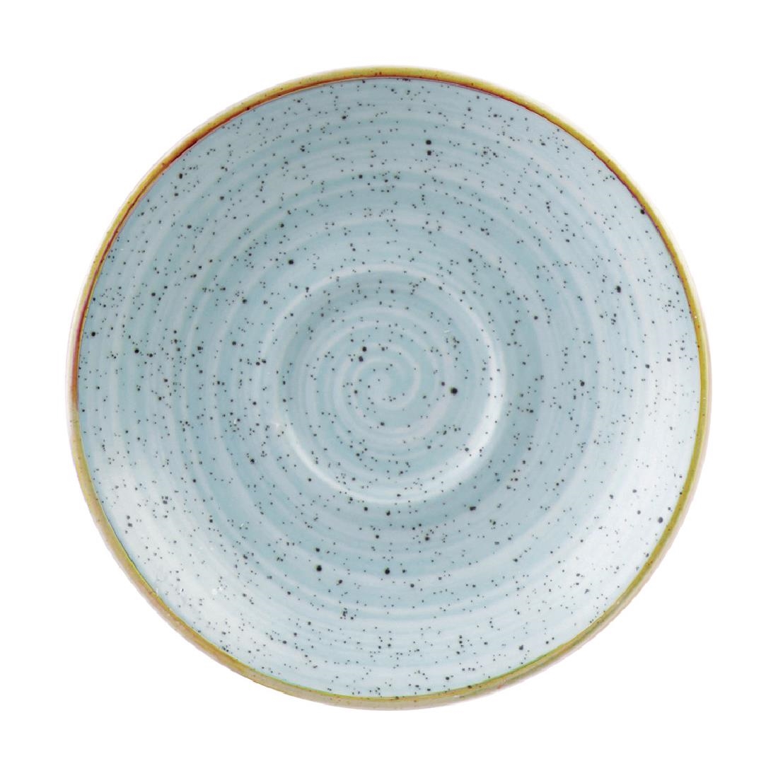 Churchill Stonecast Espresso Saucers Duck Egg Blue 118mm 12 Pack (CY866)