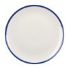 Churchill Retro Blue Coupe Plates 260mm 12 Pack (DS672)