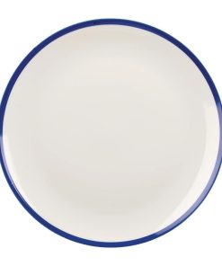 Churchill Retro Blue Coupe Plates 260mm 12 Pack (DS672)