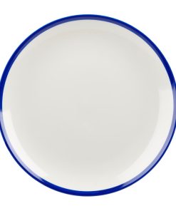 Churchill Retro Blue Coupe Plates 217mm 12 Pack (DS677)